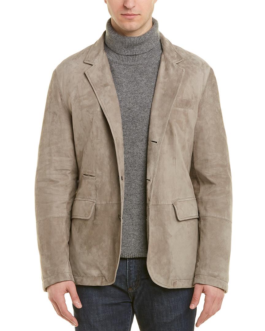 suede blazer jacket mens