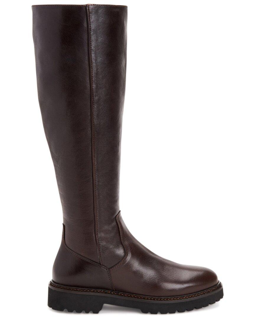 Aquatalia Marietta Weatherproof Leather Boot in Brown Lyst