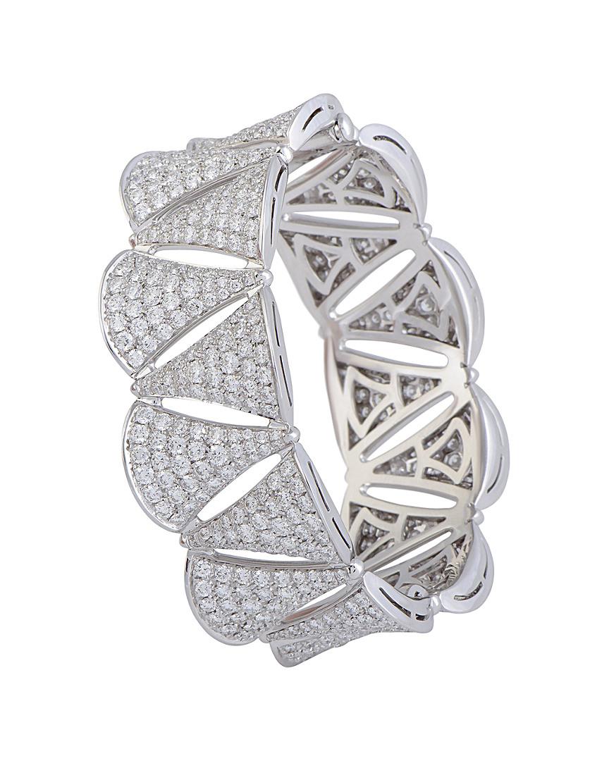 BVLGARI Diva's Dream 18k 16.90 Ct. Tw. Diamond Bracelet in Metallic | Lyst