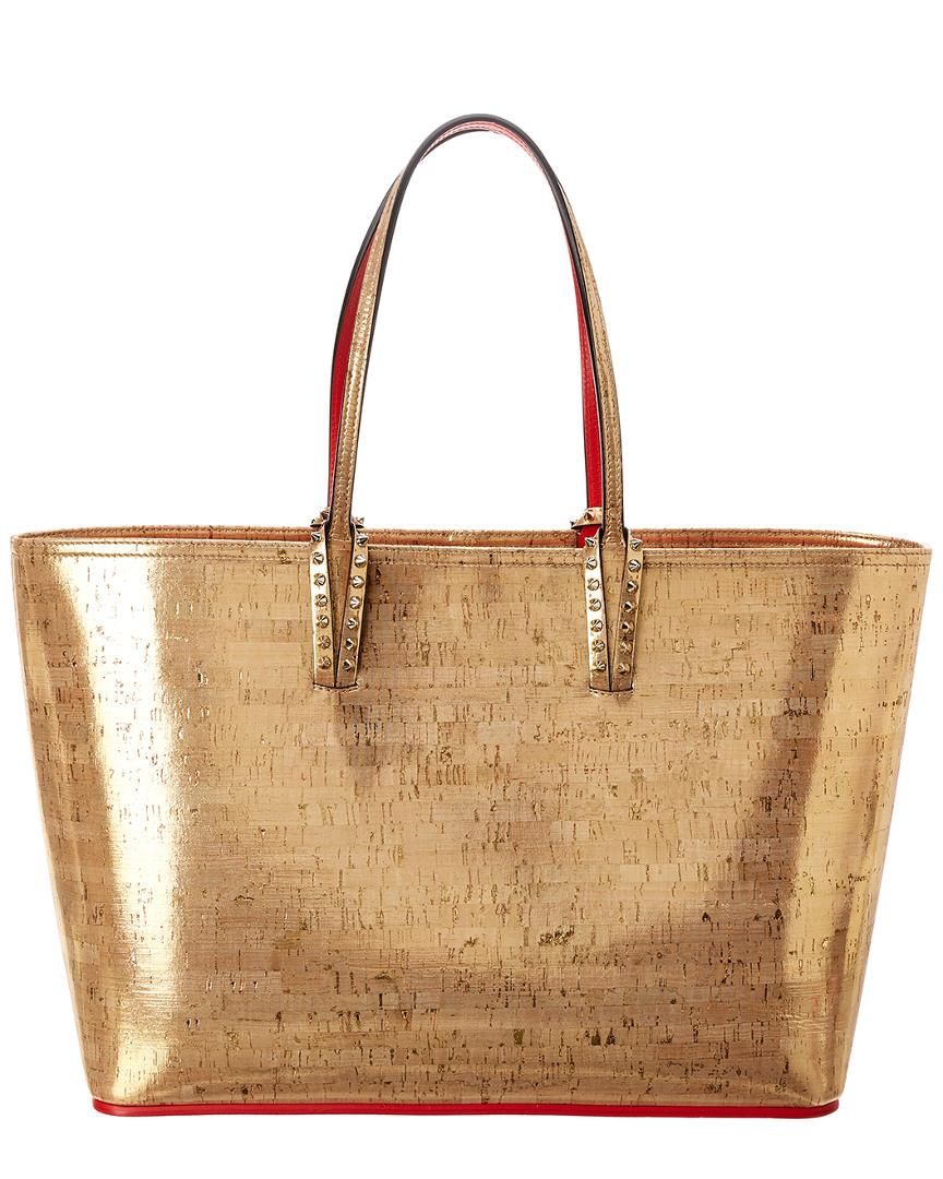 christian louboutin gold bag