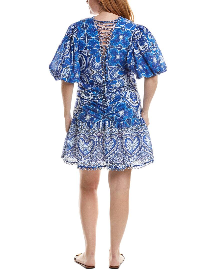 FARM Rio Tile Dream Multicolor Mini Dress in Blue | Lyst FARM Rio Tile Dream Multicolor Mini Dress in Blue | Lyst
