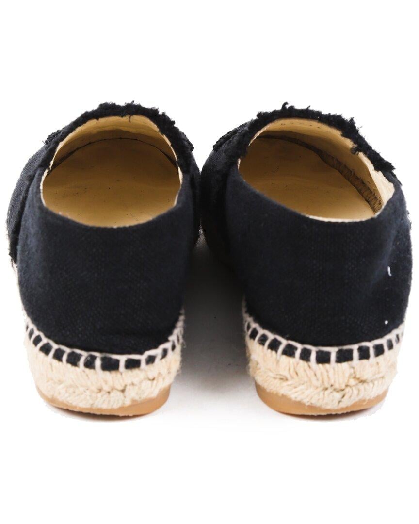 Chanel Textile Espadrille, Size 35 | Lyst