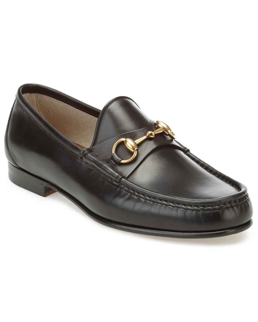 Gucci 1953 Horsebit Leather Loafer in Black for Men | Lyst