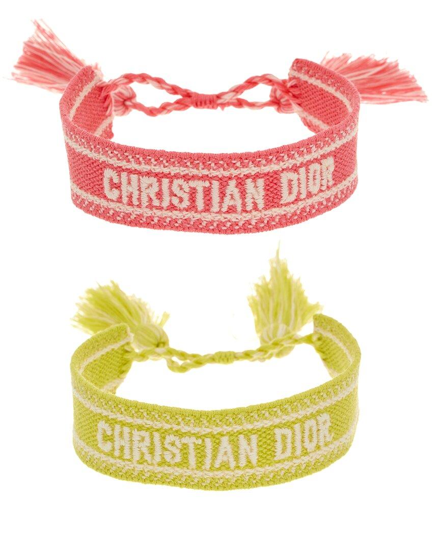 Dior Dioriviera Adjustable Bracelet Set in Pink Lyst Australia