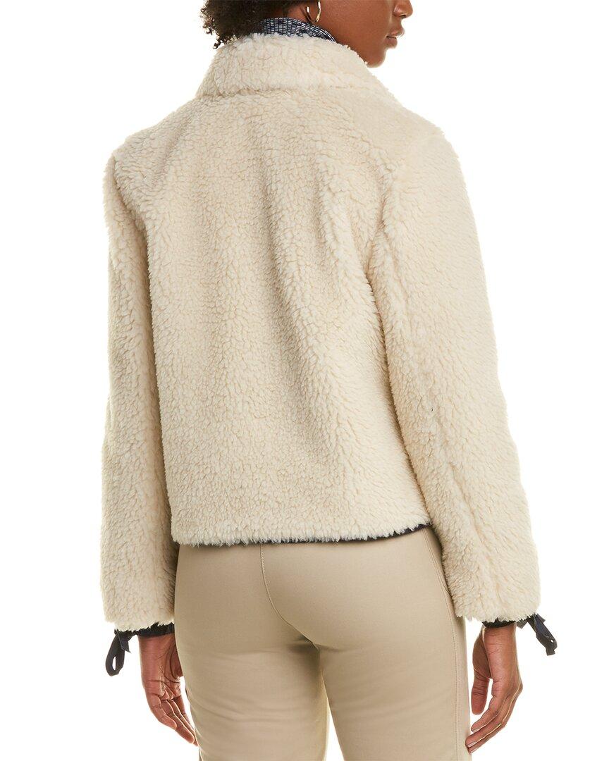 tory burch faux sherpa jacket