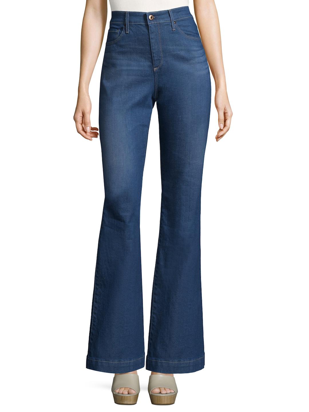 AG Jeans Cotton Janis Flared Jean in Blue - Lyst