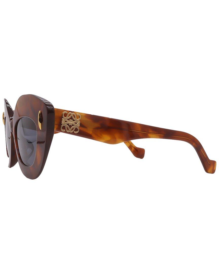 Loewe Lw40127F 19Mm Sunglasses in Brown | Lyst display picture 1