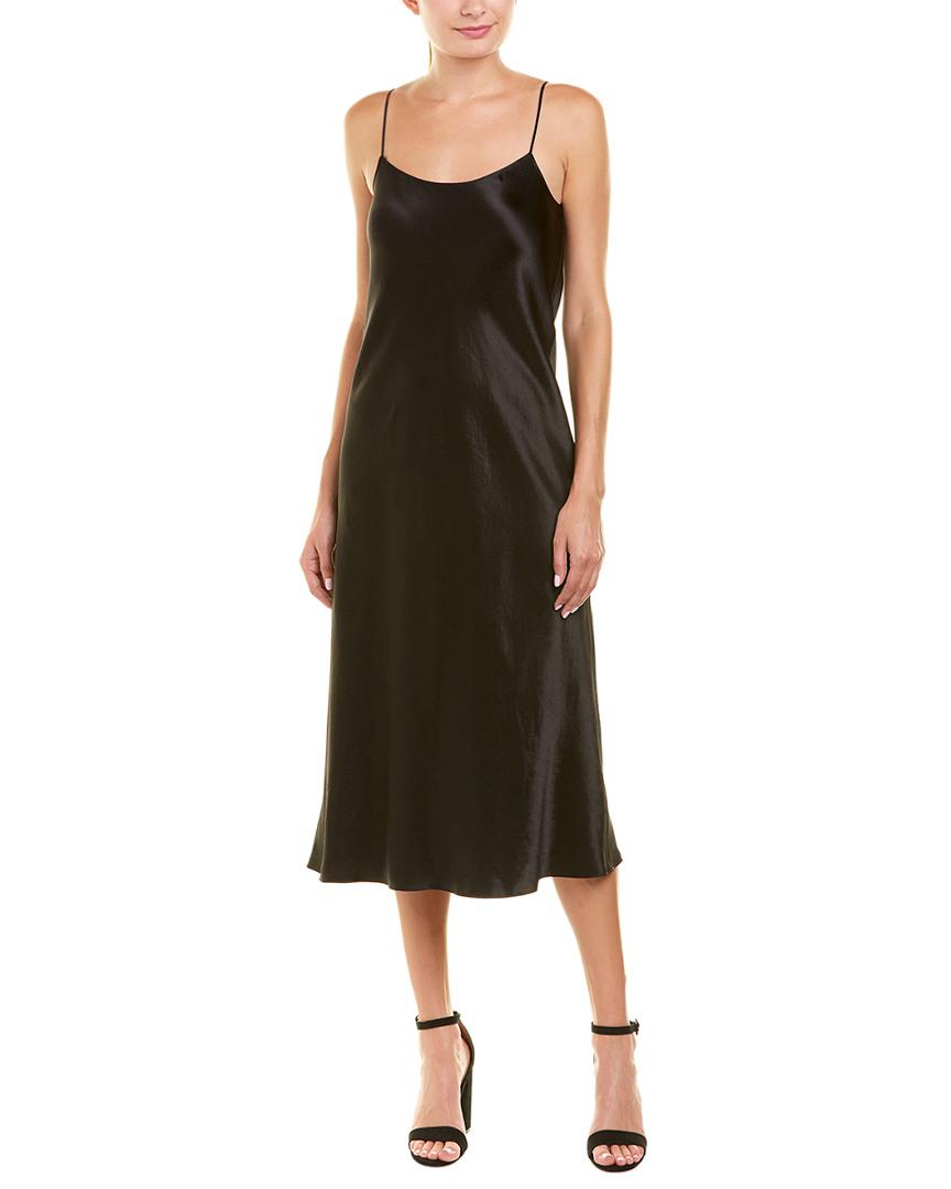 vince satin slip dress
