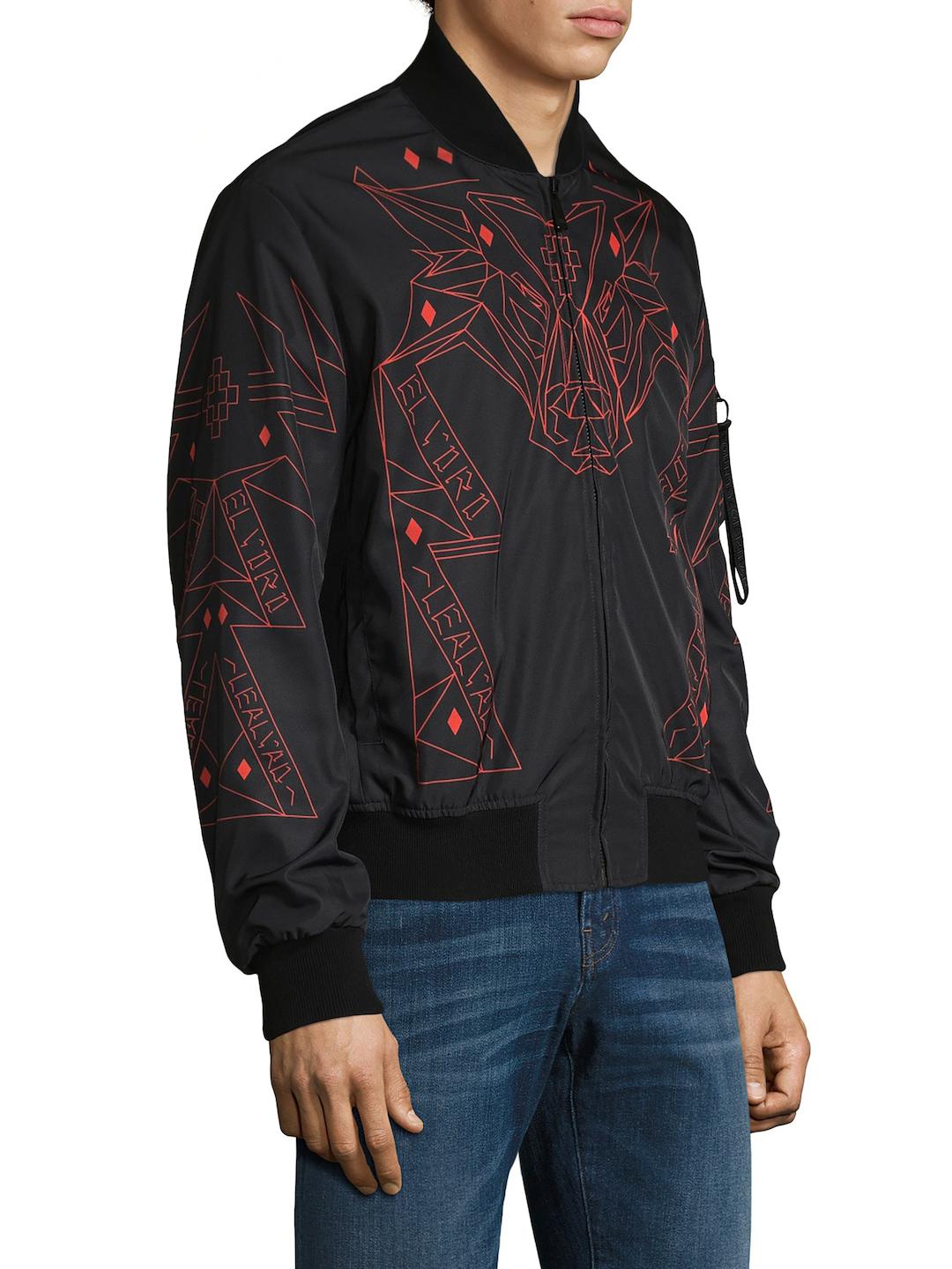 ansøge Gå en tur praktiseret Marcelo Burlon Synthetic Lamborghini Bomber Jacket in Black for Men - Lyst