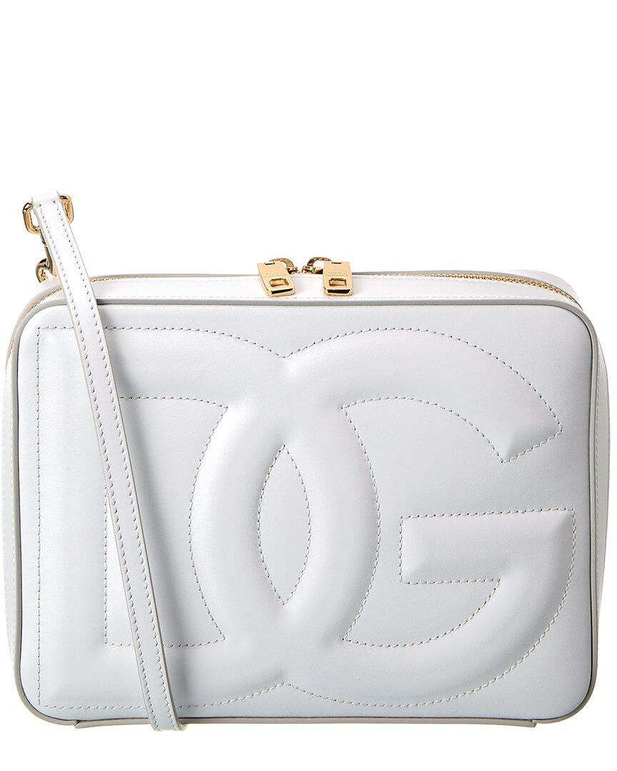 Dolce & Gabbana Dg Medium Leather Camera Bag in White Lyst