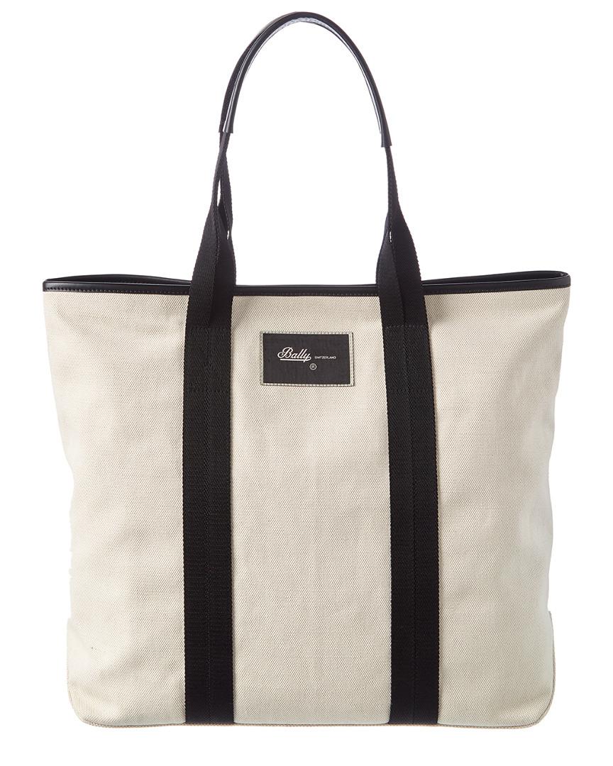 bally canvas tote bag