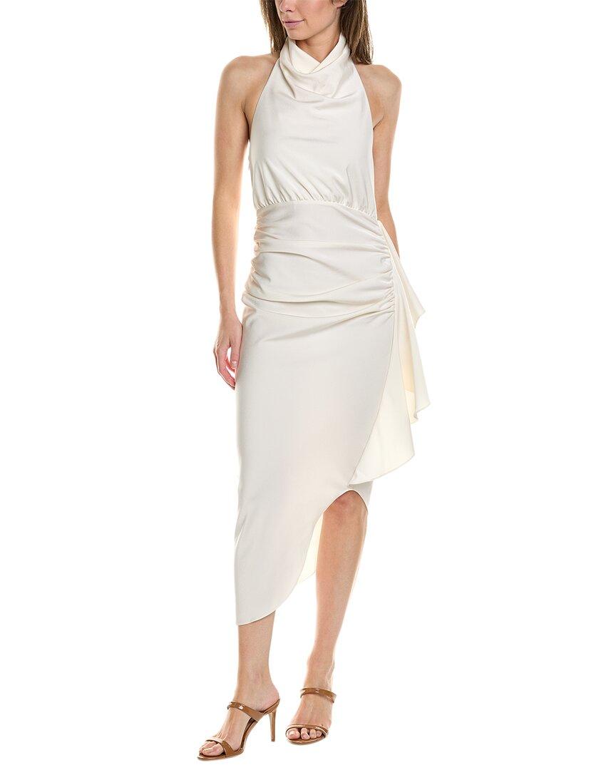 misha asymmetrical mesh dress Misha Sisal Mesh Maxi Dress - Orchard Pink