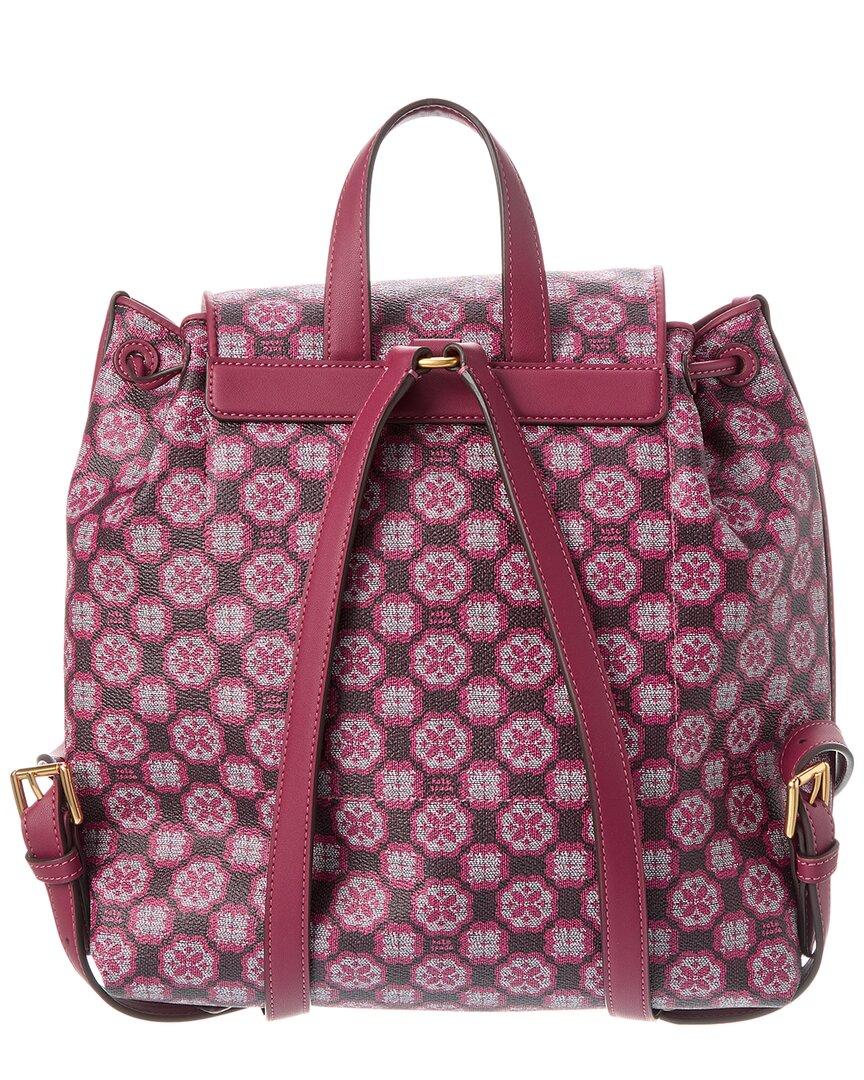 Kate Spade Spade Flower Monogram Coated Canvas Medium Backpack in Purple Lyst UK