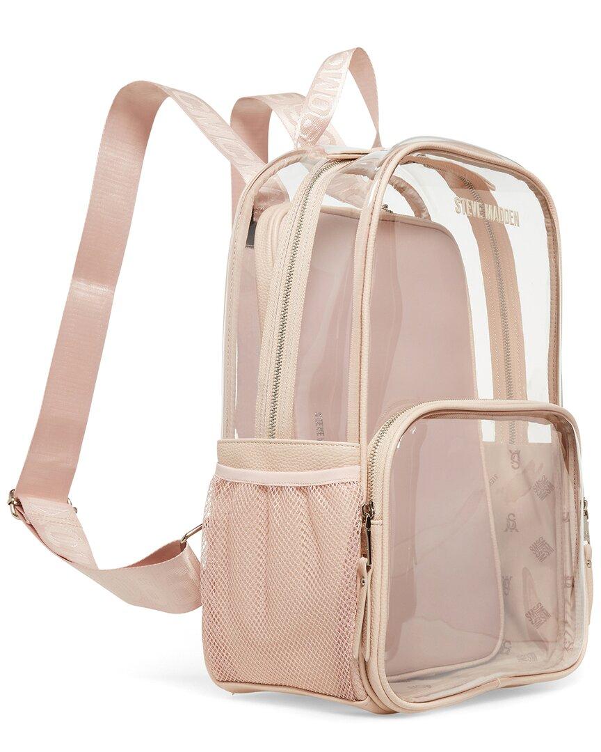 Steve Madden Clear Backpack With Tech Pouch in Natural Lyst UK