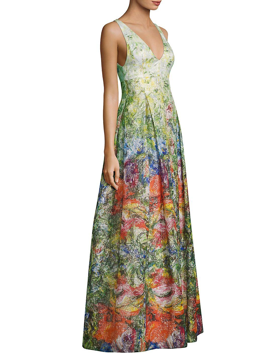 Alice + Olivia Silk Chantal Sleeveless 