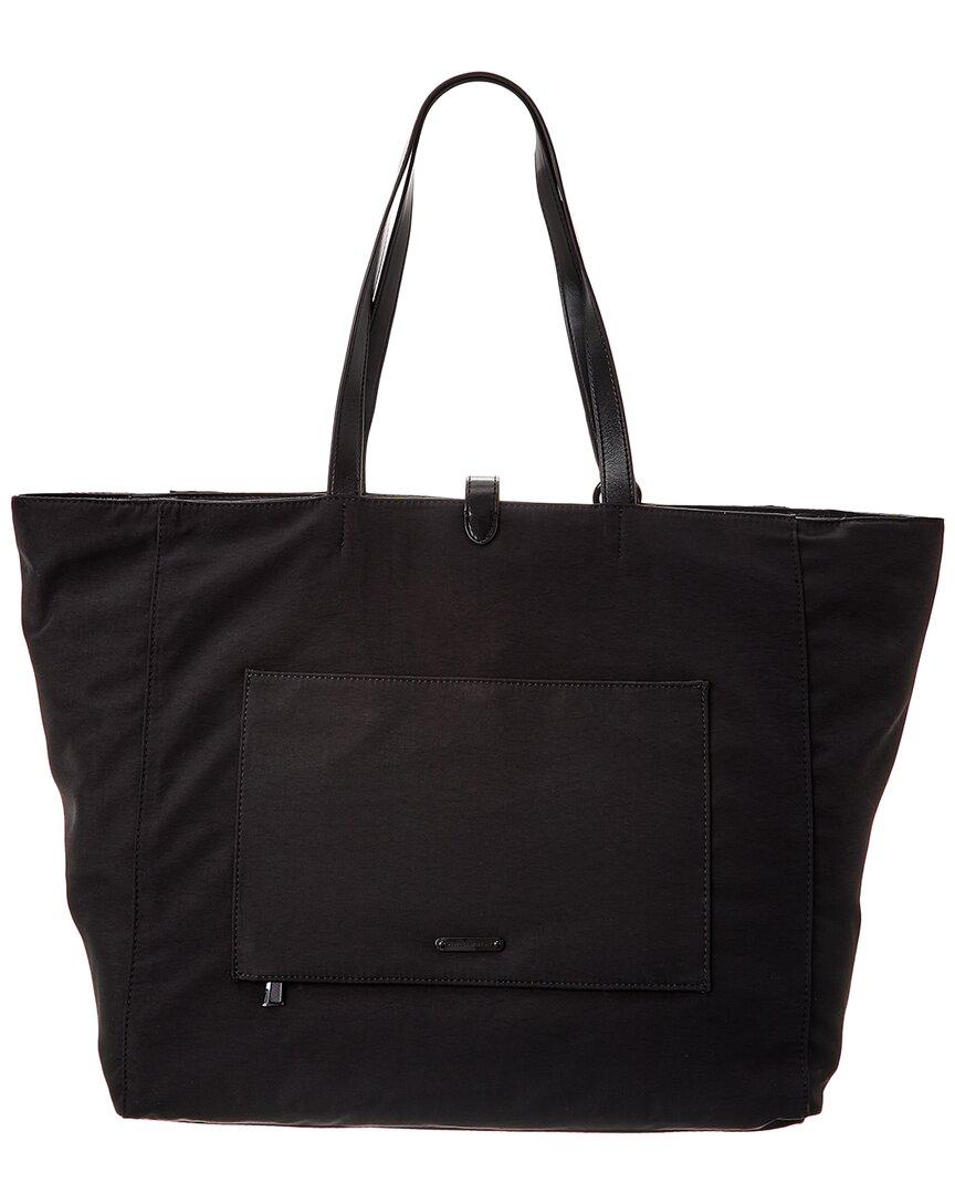 Rebecca Minkoff Megan Canvas Weekender Tote in Black Lyst UK