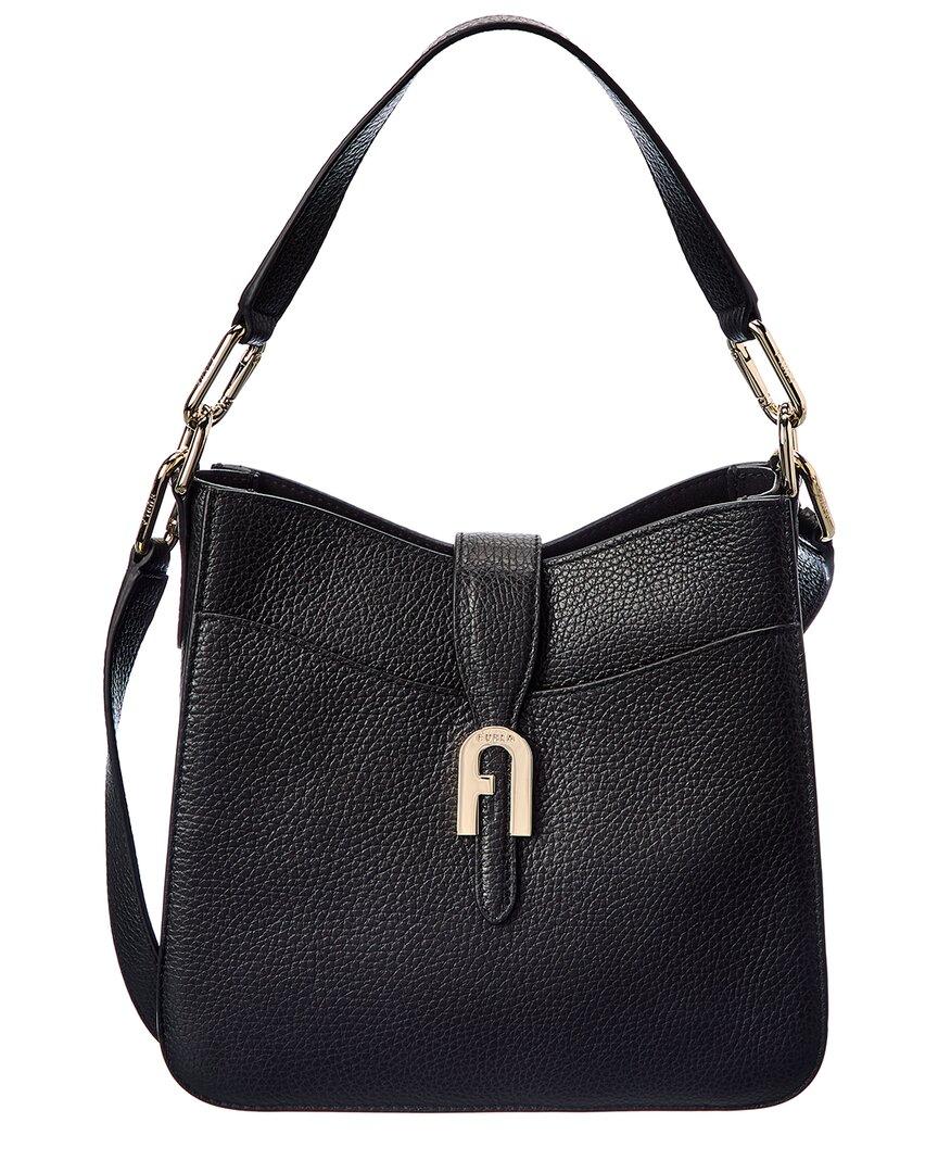 Furla Sofia Small Leather Hobo Bag in Black Lyst UK