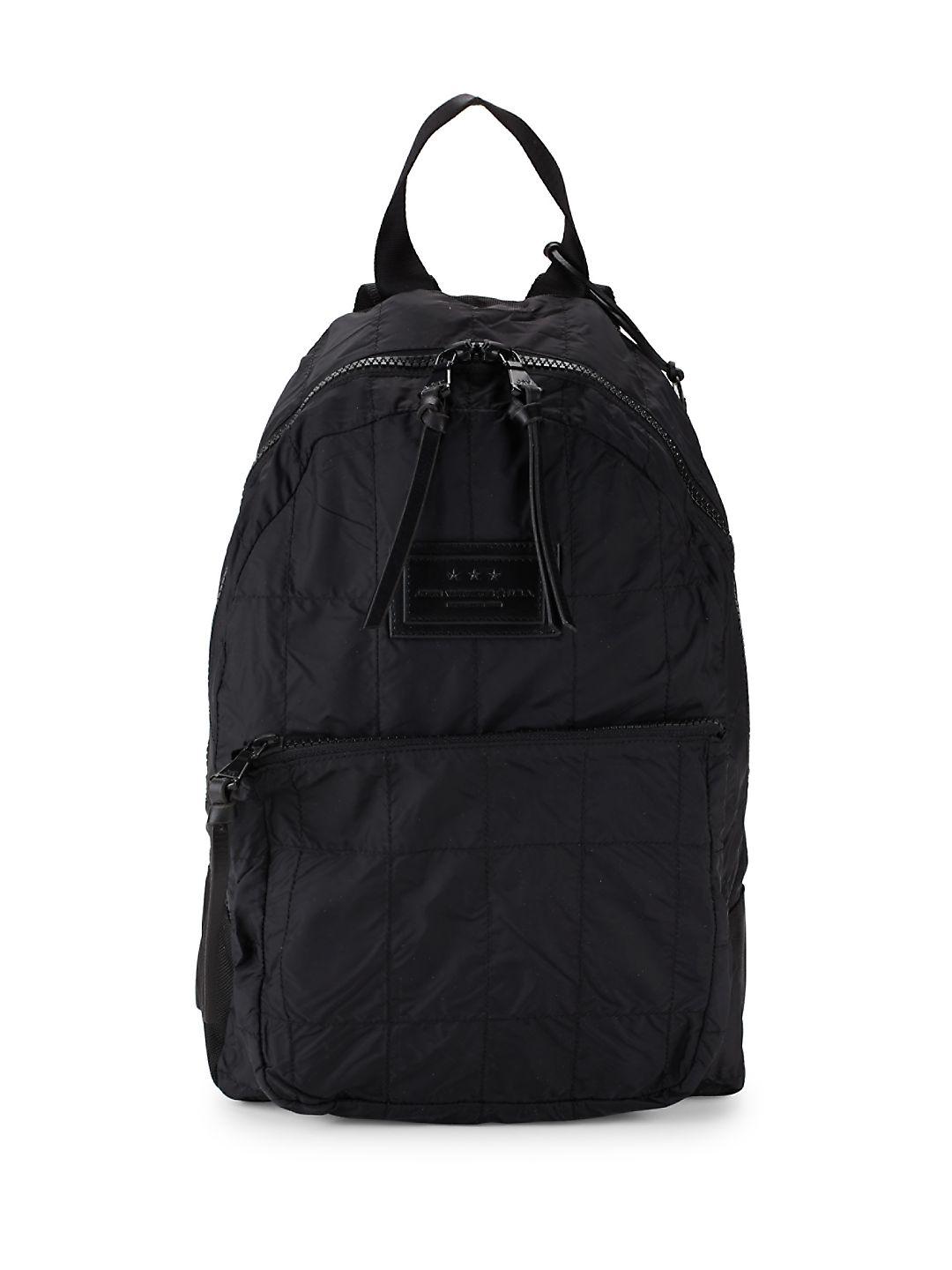 quilted laptop backpack