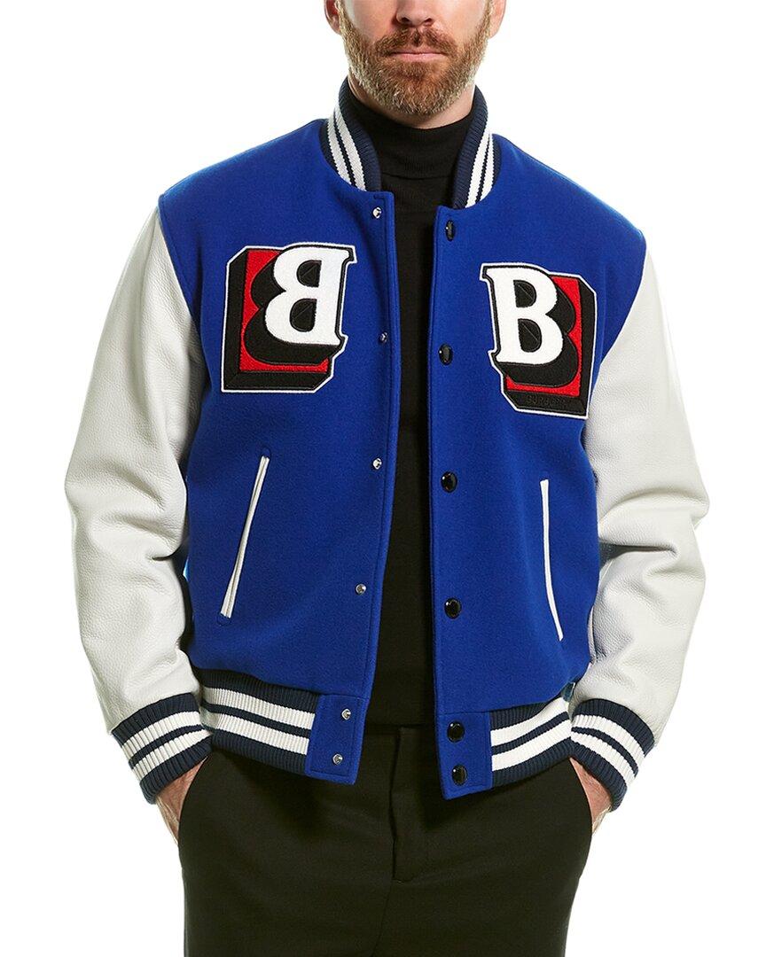 Burberry blue 2025 bomber jacket