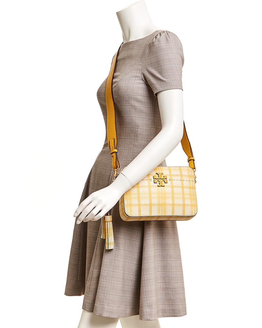 mcgraw plaid camera bag