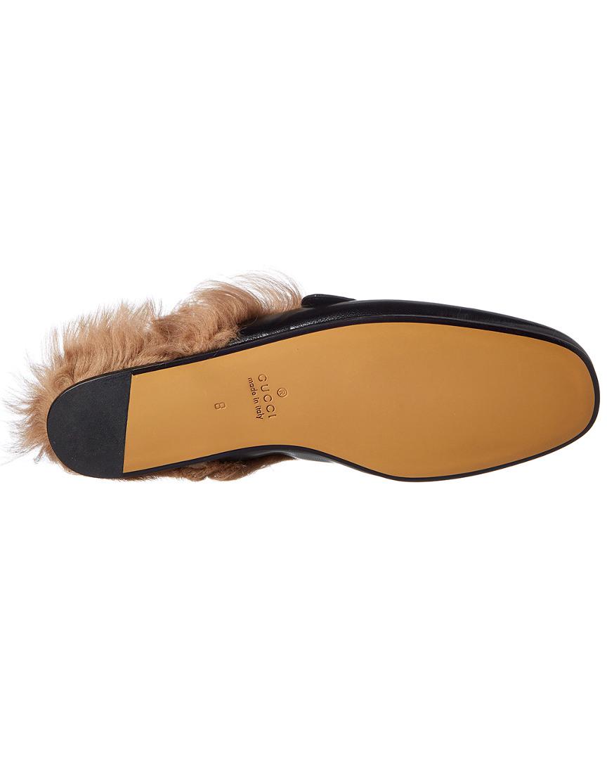 princetown crocodile slipper with double g