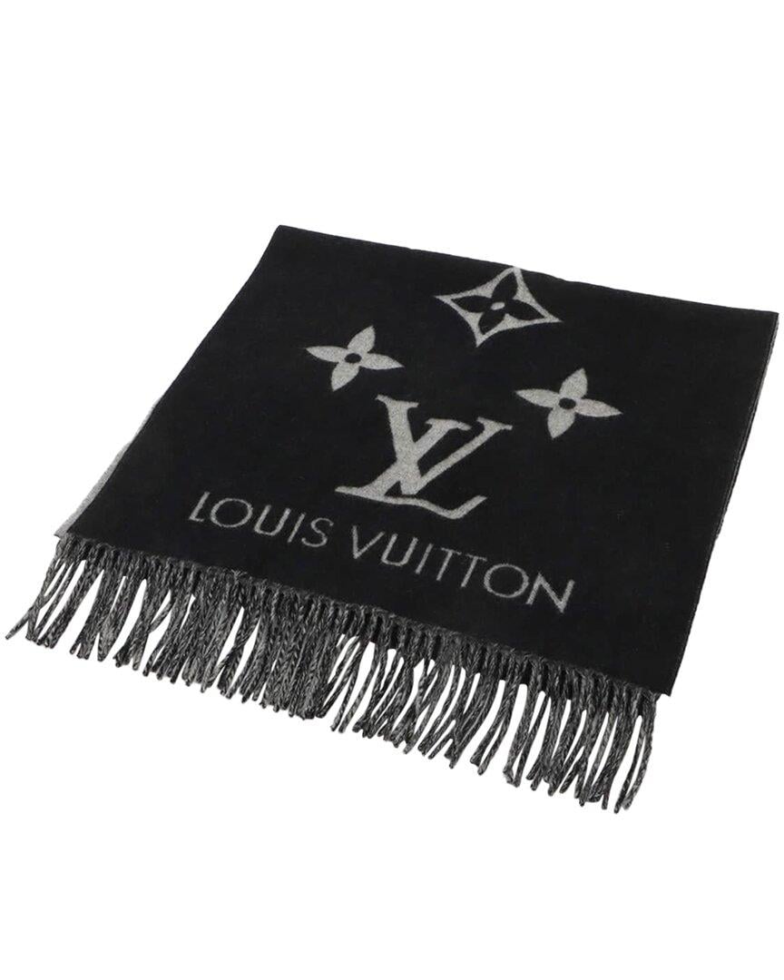 Louis Vuitton Reykjavik Scarf Black Cashmere