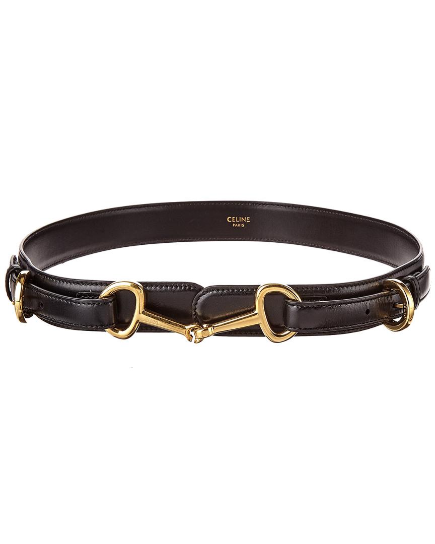 celine leather belt