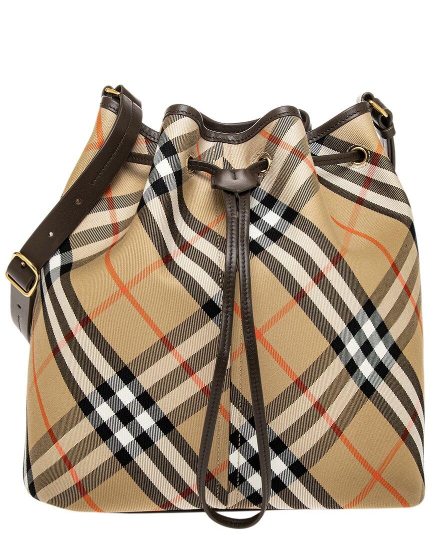 Burberry the medium leather bucket bag online