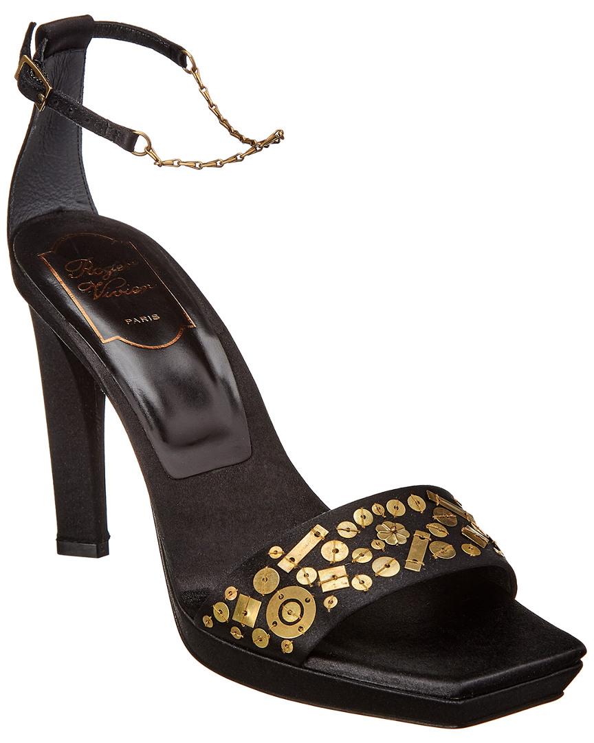 roger vivier satin