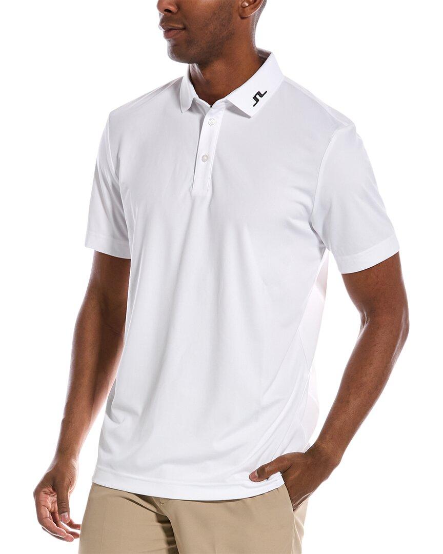 J.Lindeberg J.lindeberg Kv Relaxed Fit Golf Polo Shirt in White for Men ...