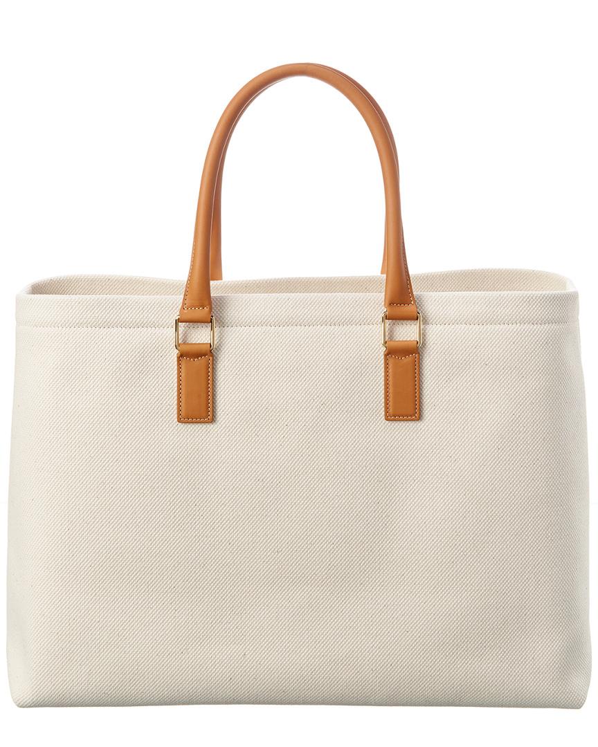 Celine Horizontal Cabas Leather Tote Bag (SHG-28434) – LuxeDH