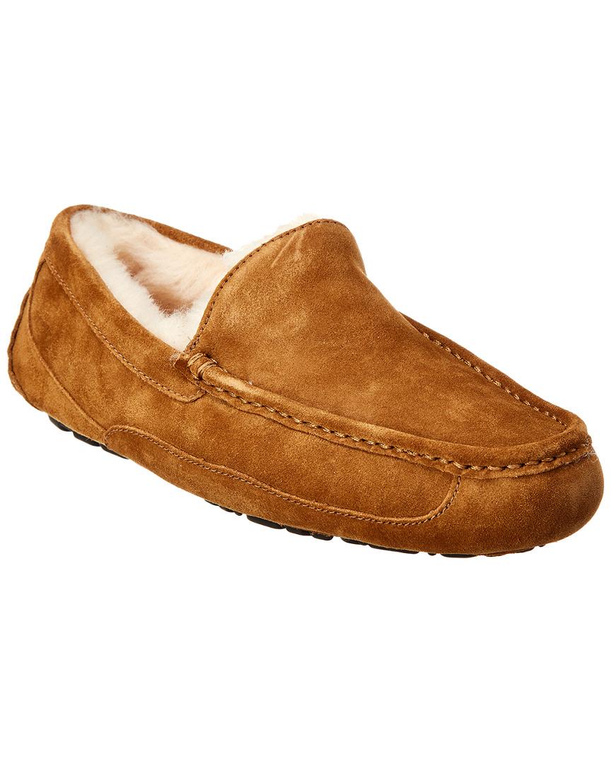 UGG Ascot Suede Loafer in Brown for Men - Lyst