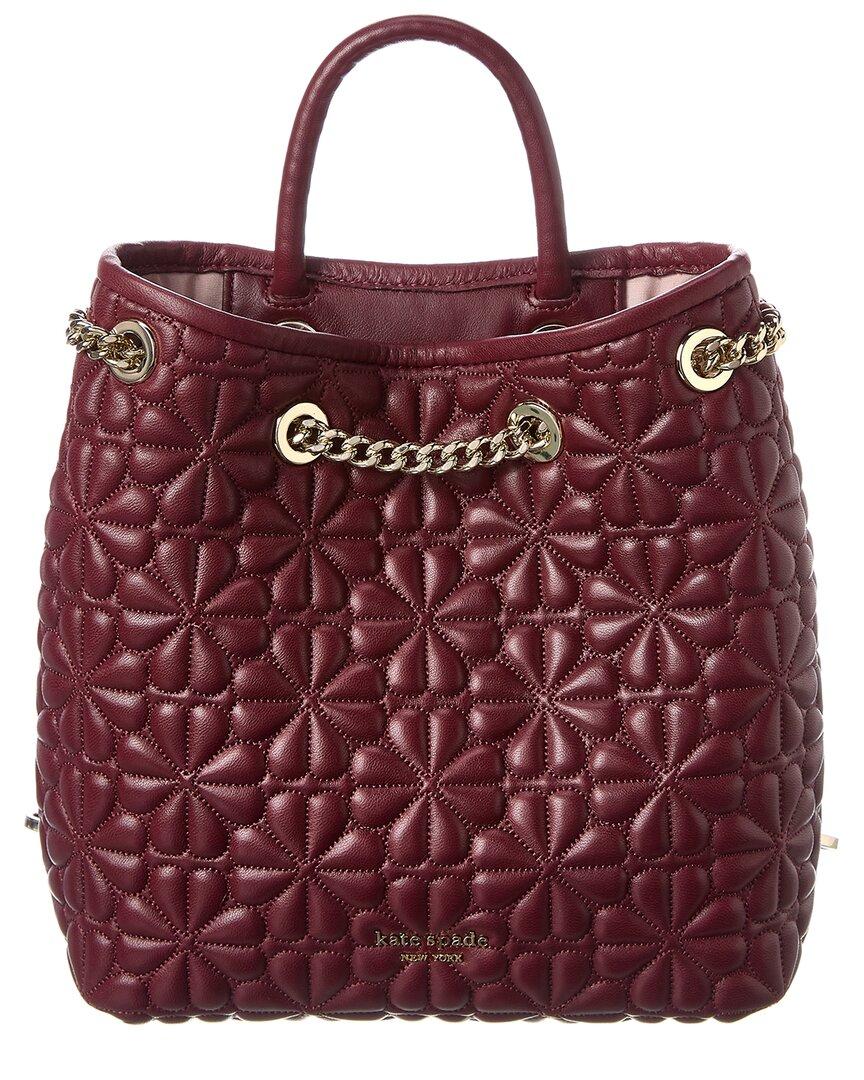 Kate Spade Bloom Medium Leather Backpack in Red Lyst