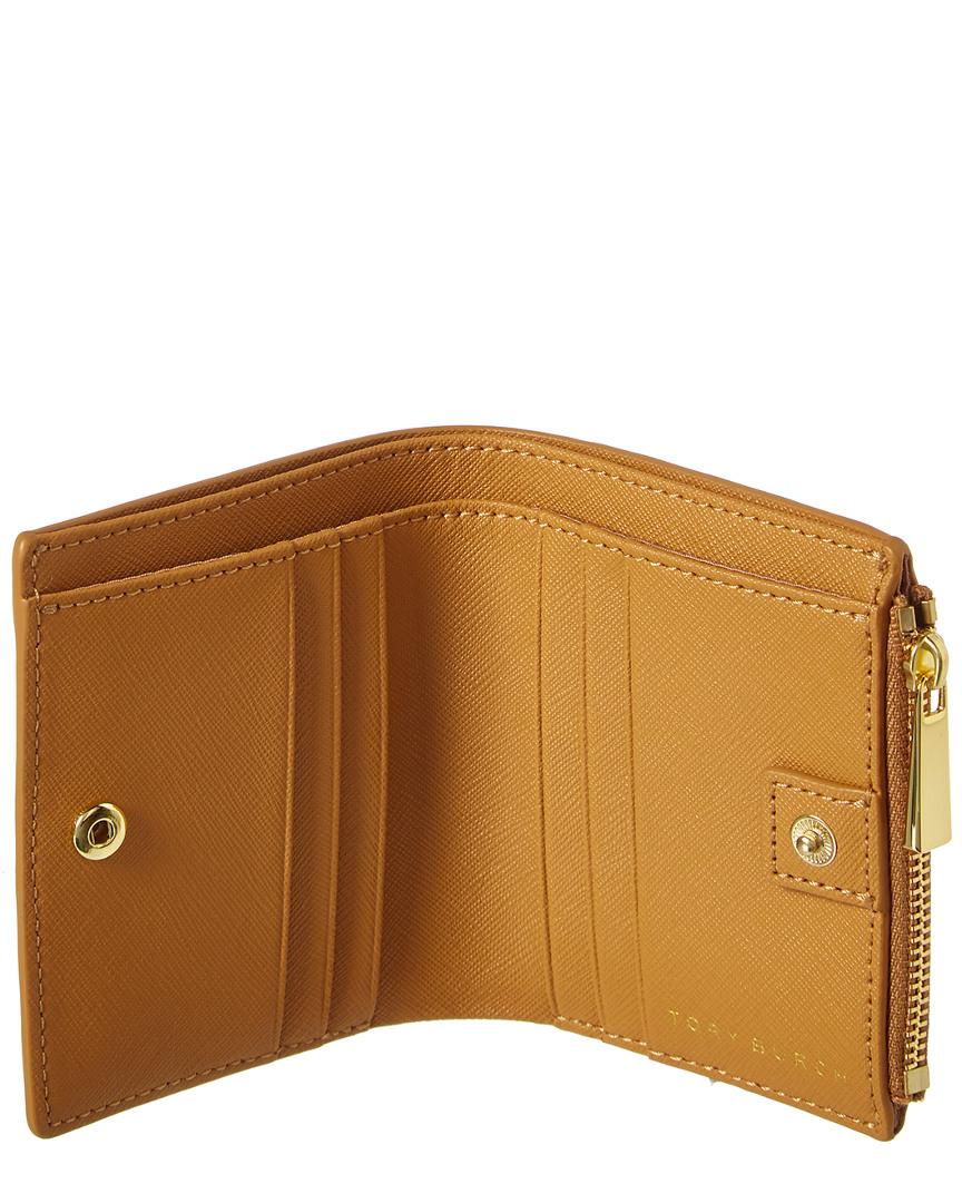 tory burch brown wallet