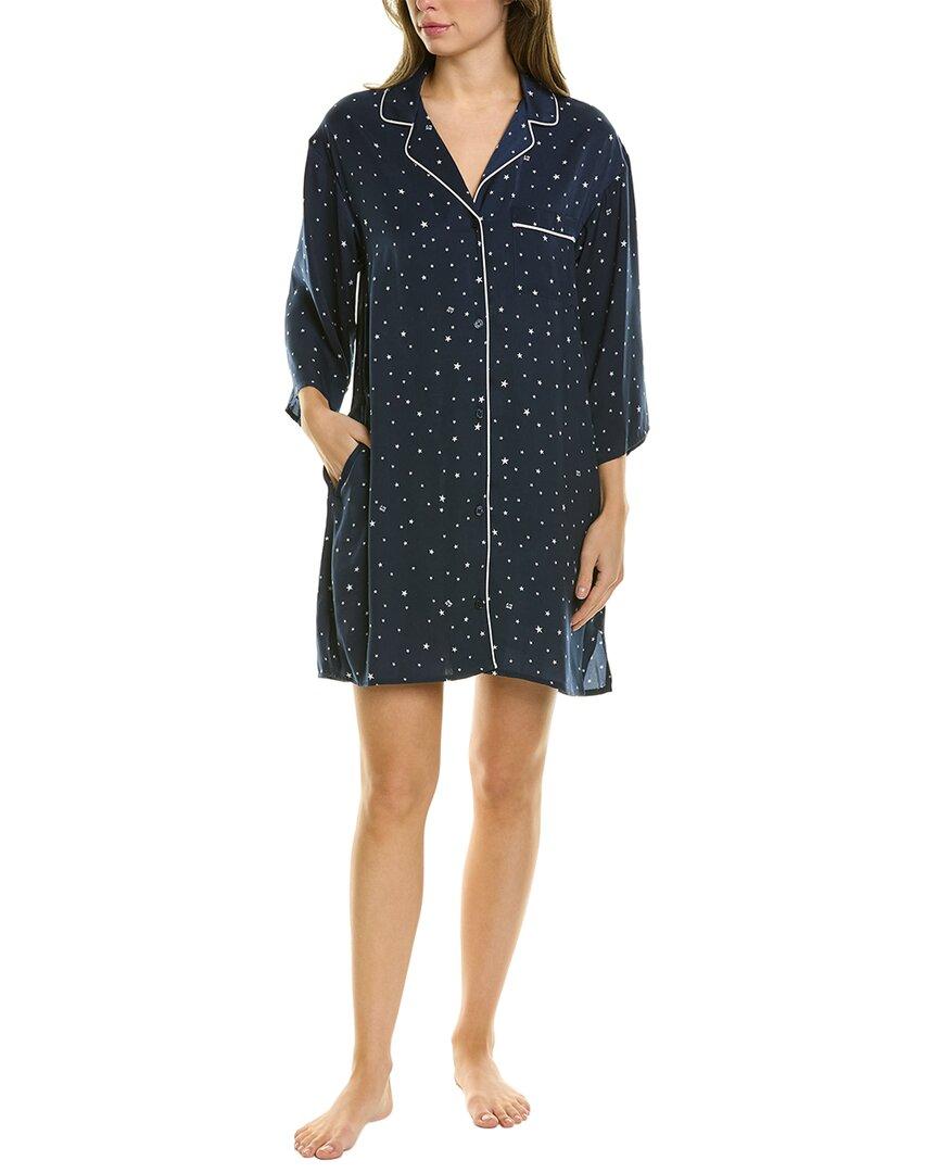 DKNY Oversized Sleep Shirt in Blue Lyst
