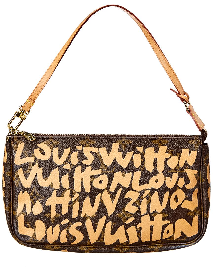 Louis Vuitton Limited Edition Stephen Sprouse Beige Graffiti Monogram Canvas Pochette Accessoires Lyst