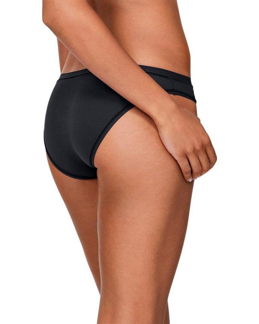 Under Armour Cotton Pure Stretch - Sheer Bikini in Black - Lyst