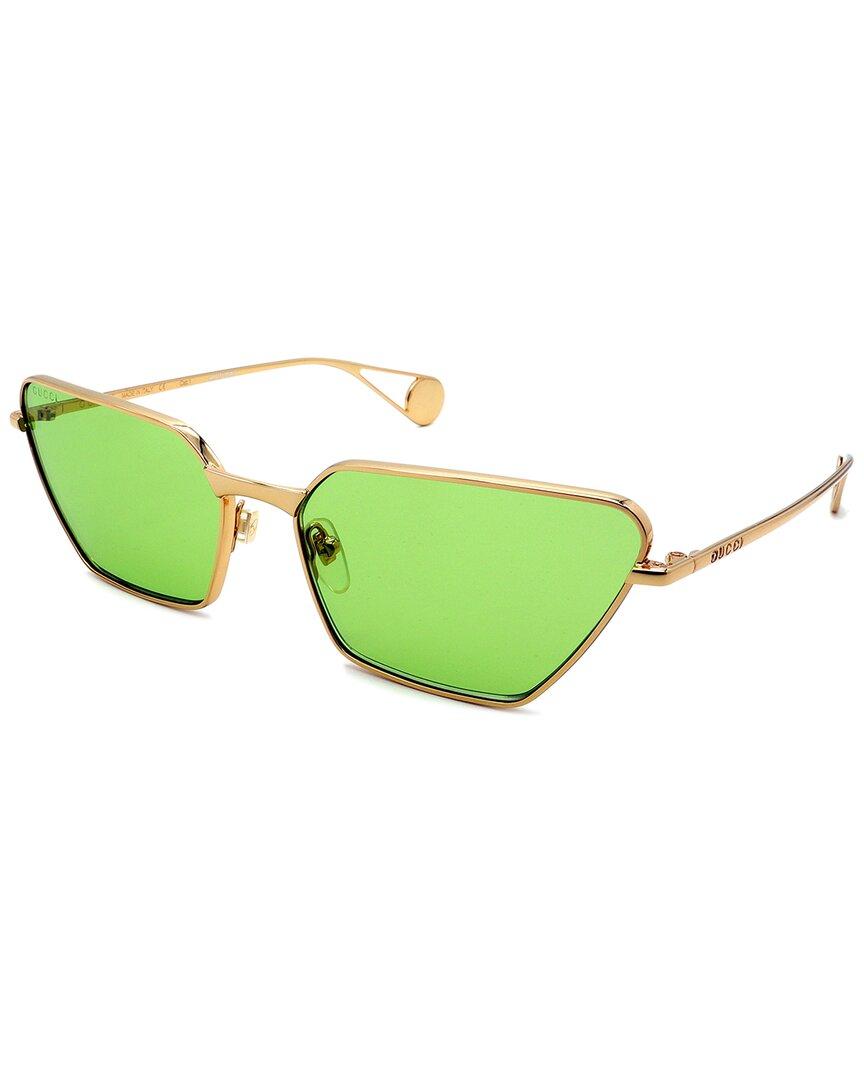 Gucci GG0538S 63mm Sunglasses in Gold Gold Green (Green) Lyst