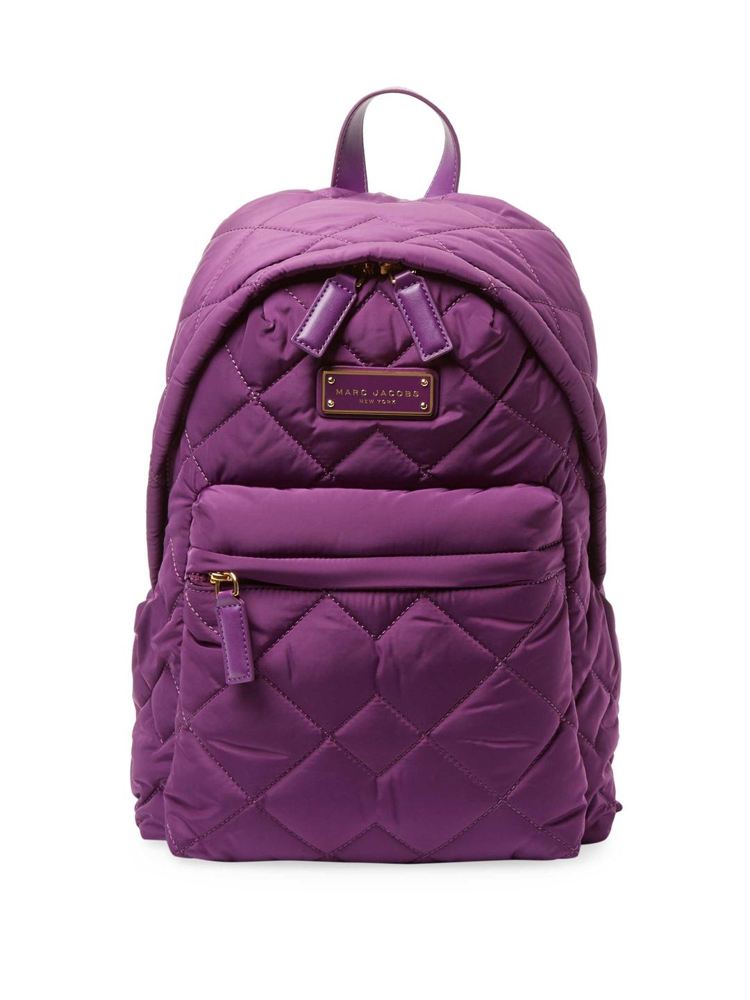 Marc Jacobs Quilted Backpack in Purple | Lyst