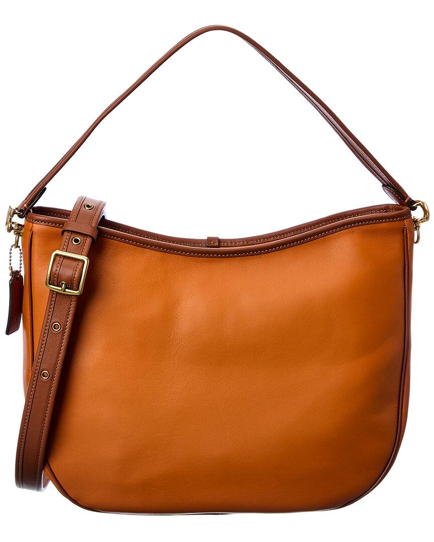 Coach Soft Tabby Leather Hobo Bag In Brown Lyst Uk 