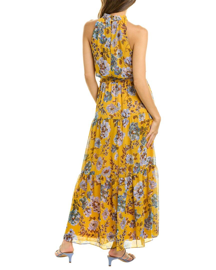 Julia Jordan Maxi Dress in Yellow | Lyst