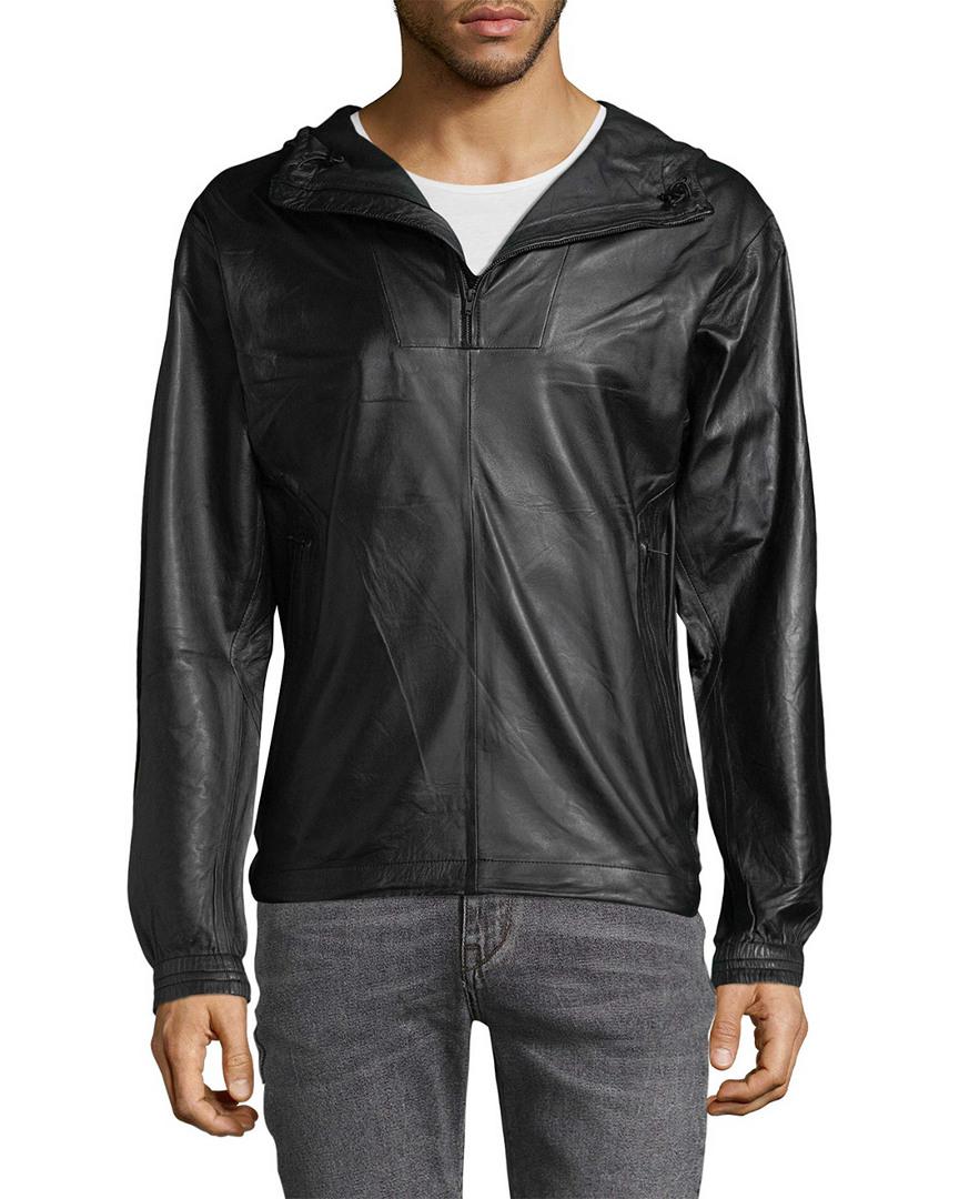 J.Lindeberg Broken 76 Leather Jacket in 