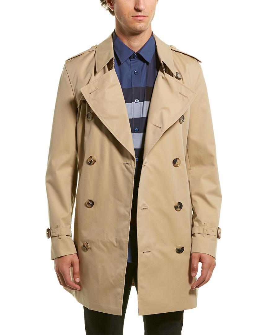 Burberry The Short Wimbledon Trench Coat in Natural for Men | Lyst UK