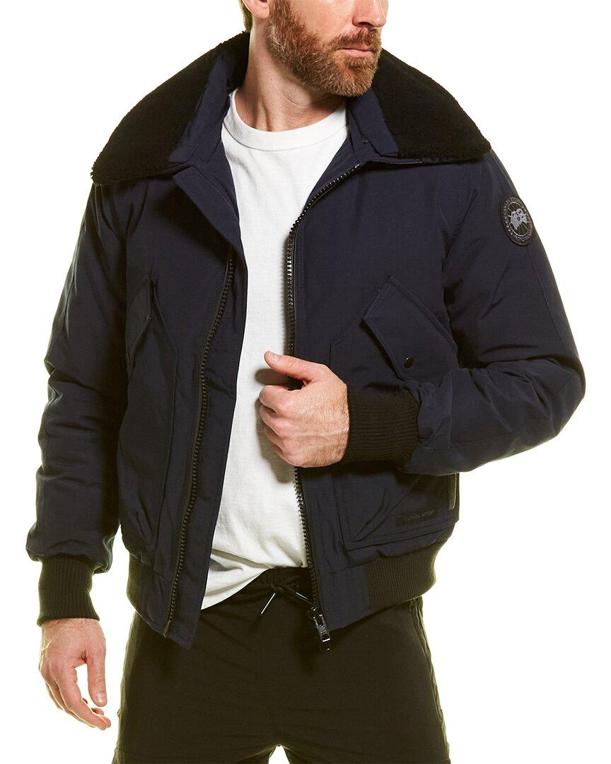 Canada Goose Bromley Black Label Down Bomber Jacket in Blue for Men | Lyst