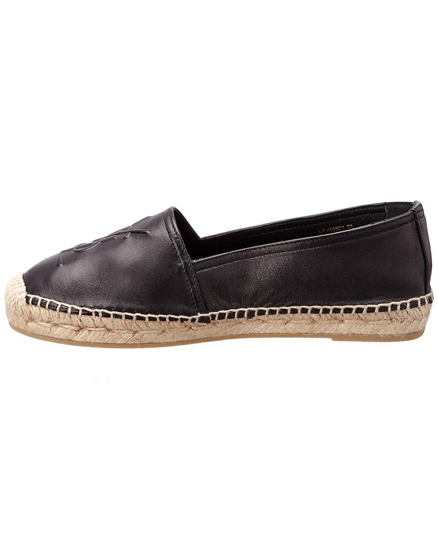 ysl logo espadrille