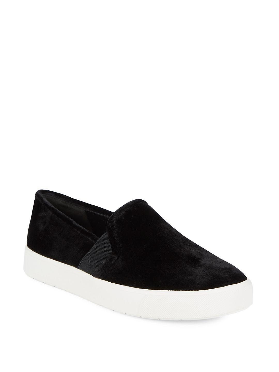 vince velvet sneakers