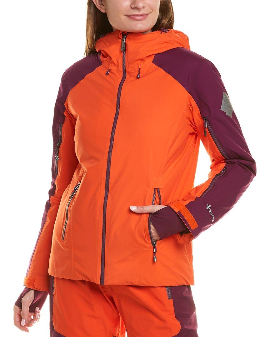 orange spyder jacket