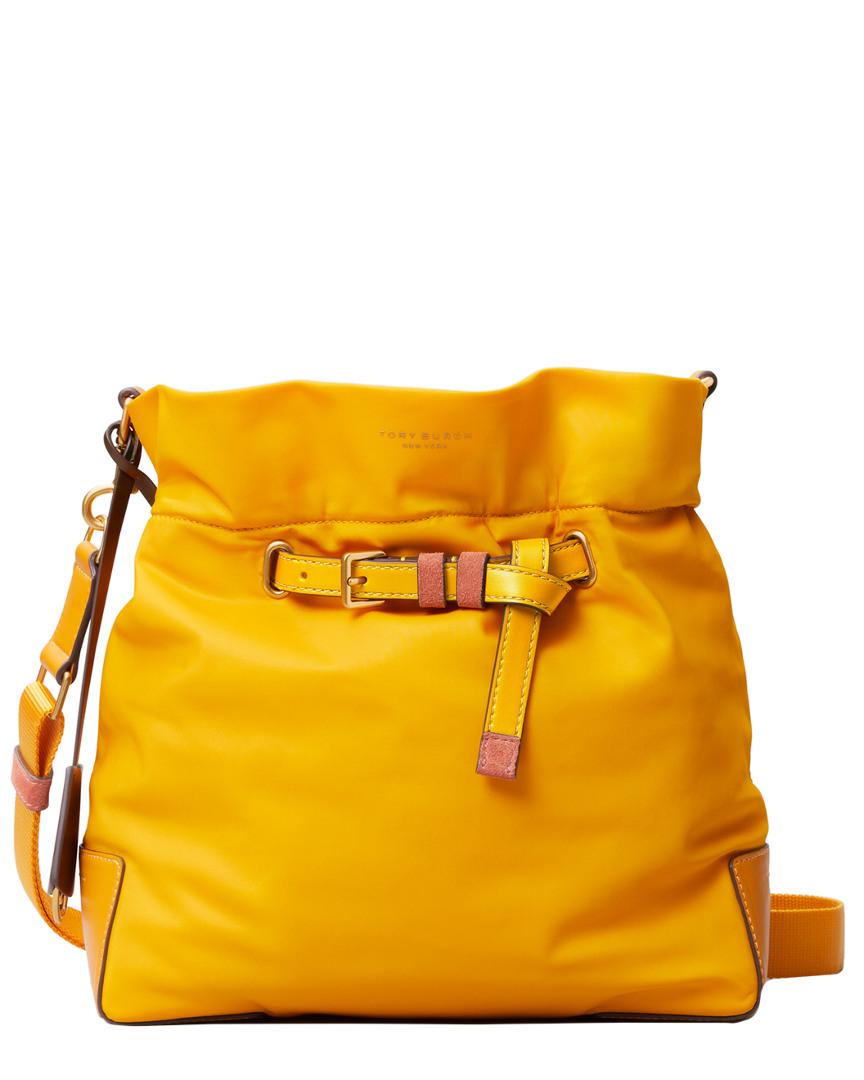 tory burch drawstring bucket bag