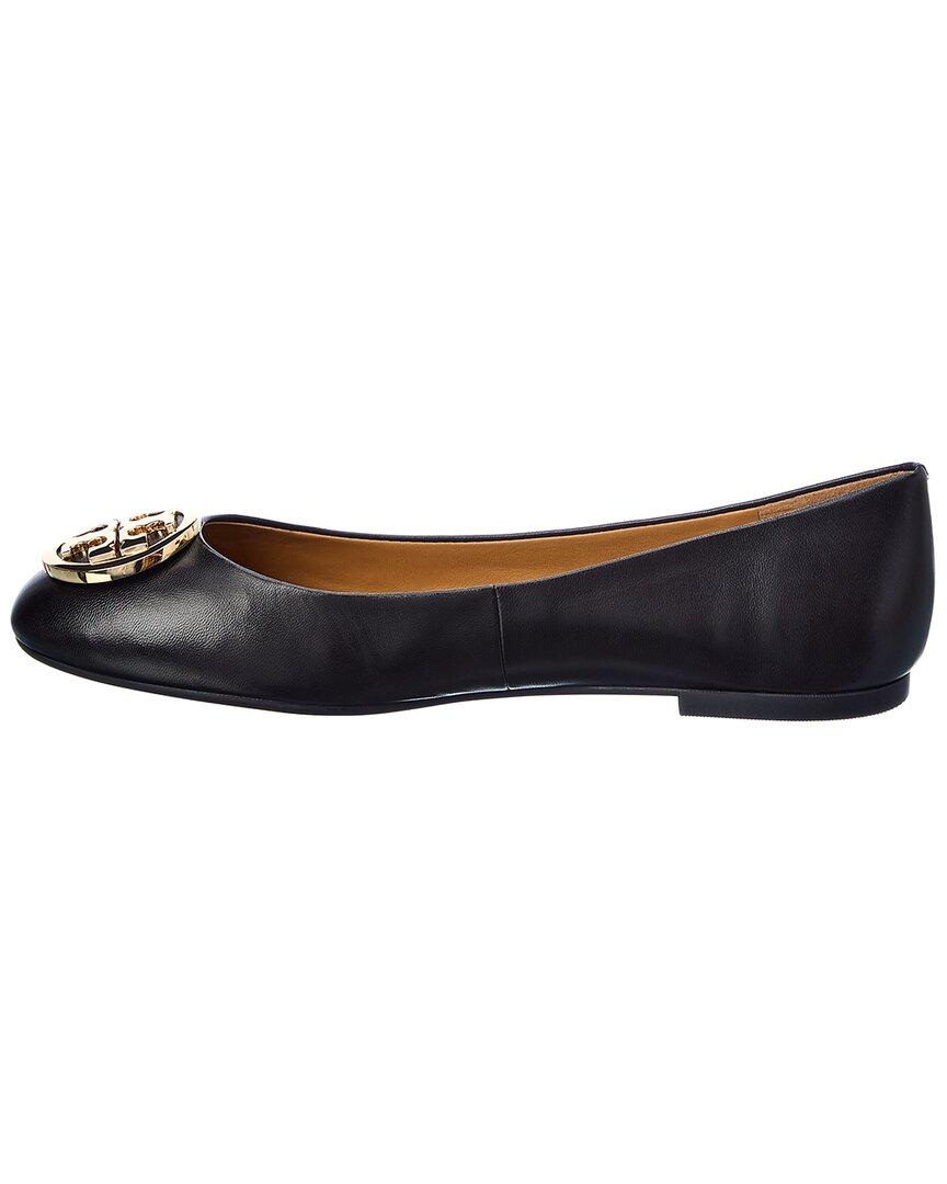 Tory Burch Benton 2 Leather Ballet Flat in Blue Lyst