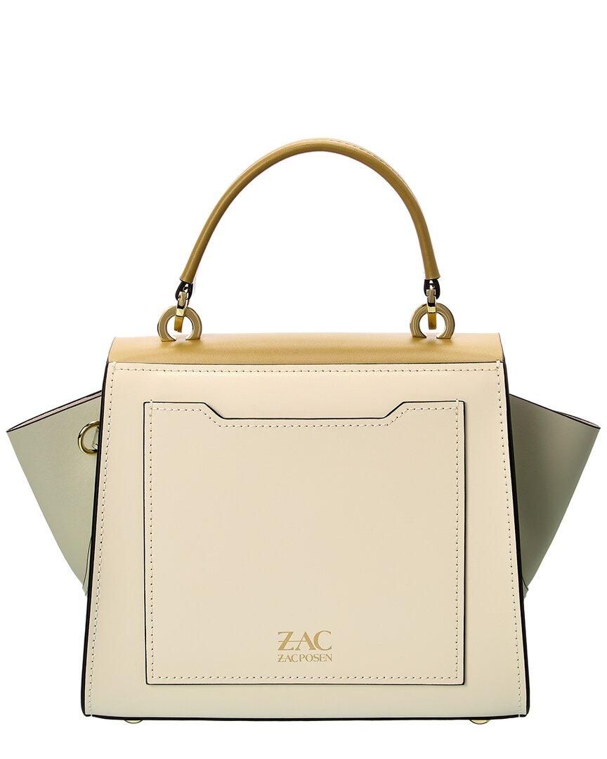 ZAC Zac Posen, Bags, Zac Posen Eartha Mini Crossbody Leather Bag In Olive  Green With Gold Chain